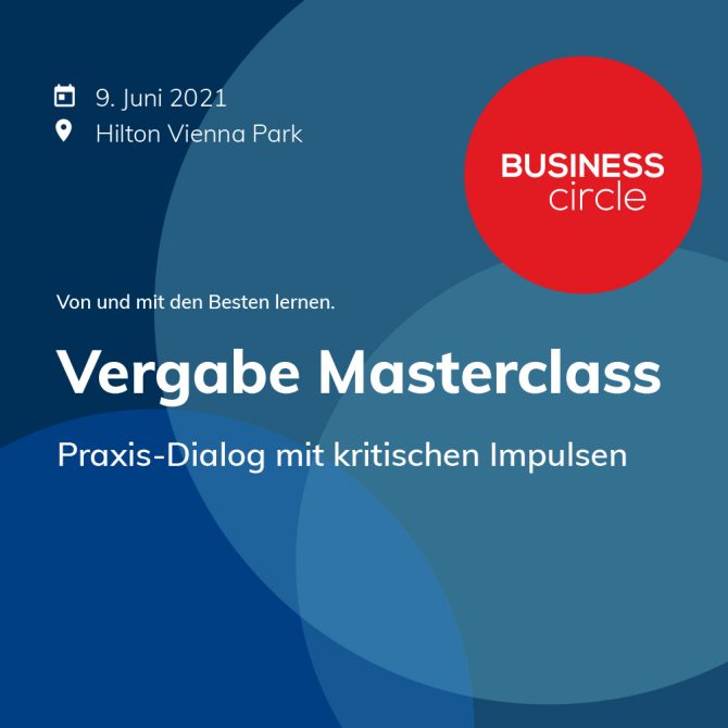 Business Circle „Vergabe Masterclass“